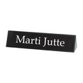 Trangle Nameplate - Jet Black